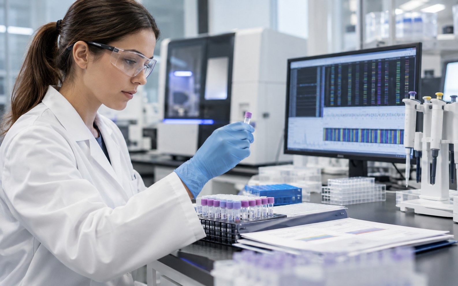 Genetiskt hälsotest Plus med genomisk analys i labb